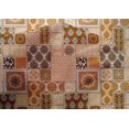 thumbnail image 4 of oneOone Cotton Silk Brown Fabric Patchwork Craft Projects Decor Fabric Printed By The Yard 42 Inch Wide-9S, 4 of 5