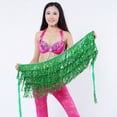 thumbnail image 3 of XIAOCHA Dancer Tassel Skirt Mini Sequin Belly Women Club Skirt Wrap Skirt, 3 of 3