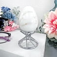 thumbnail image 3 of Bard's Silver Egg Stand/Holder, Swirl Leg, Reversible 1.4375" and 2" Display Diameter, Pack of 3, 3 of 4