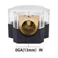 thumbnail image 4 of Car Audio Amplifier Power Distribution Block 1 In 2 Out Power Ground Distributor Blocks Car Amplifi, 4 of 5