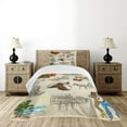 thumbnail image 3 of Ambesonne Jamaican Quilted Bedspread Set 2 Pcs, Vintage Dancing Couple, Twin Size, Multicolor, 3 of 6