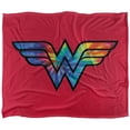 thumbnail image 1 of Wonder Woman Tie Dye Blanket, 1 of 7