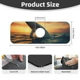 thumbnail image 2 of Sikiie Sunset Ocean Whale Splash Guard for Sink Faucet-1 PC Super Absorbent Fast Drying Mat Sink Gadgets-Splash Guard for Kitchen, Sink Mat, 2 of 7