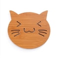thumbnail image 1 of Bgsha Wooden Table Placemat Heat Resistant Hot Pot Coasters Cup Mat Tea Coaster, 1 of 9