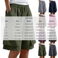 thumbnail image 4 of Women's Quick Dry Cargo Shorts with Pockets, Mid High Waisted Drawstring Elastic Waist, Loose Fit for Outdoor Hiking & Travel, Woven Fabric for Summer Sports & Casual Wear, 4 of 7