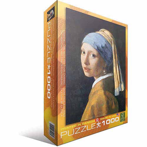 Girl With The Pearl Earring for sale online Jigsaw Eg60005158 Eurographics Puzzle 1000 PC 