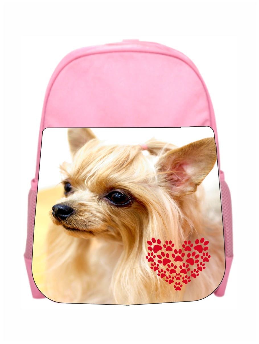 Chihuahua Dog Puppy Cute Backpack for Women Men Girl Boy Daypack Fashion Laptop Backpack School College Hiking Travel Bag Bookbag Schoolbag 