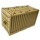 thumbnail image 2 of Estuche de almacenamiento educativo de bloques de construcción de contenedores de envío, juguete beige, 2 of 12