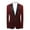 Red, variant on Tuxedo Jacket for Men Wedding Blaze Long Sleeve Suit One Button Formal Jackets for Party, Prom, Dinner (Red,S）
