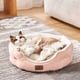thumbnail image 2 of Cama para mascotas para perros y gatos pequeños, lavable, 50 cm, rosa, 2 of 8