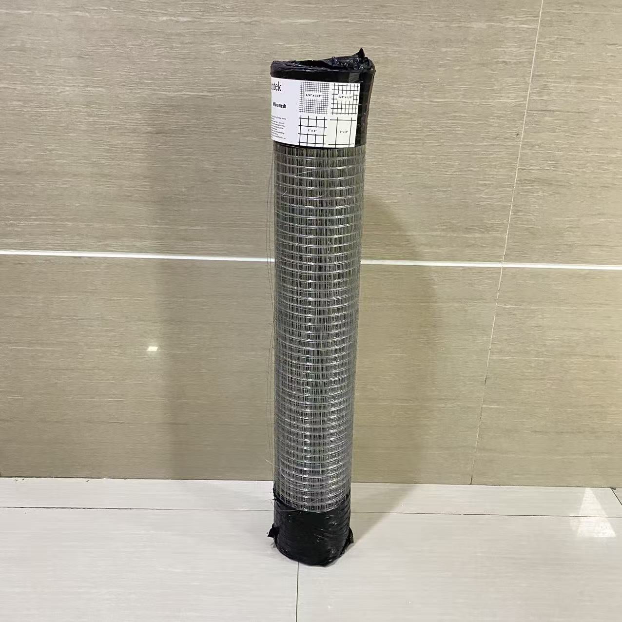 weruntek Wire mesh,PVC Coated Welded Wire Mesh Garden Economy Fence 48 Inch x 25 Foot-1 Inch x 1 Inch