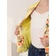 thumbnail image 5 of Chaqueta Tipo blazer Allegra K Informal con Solapa de Muesca Y Manga Larga Amarillo-Floral S, 5 of 5