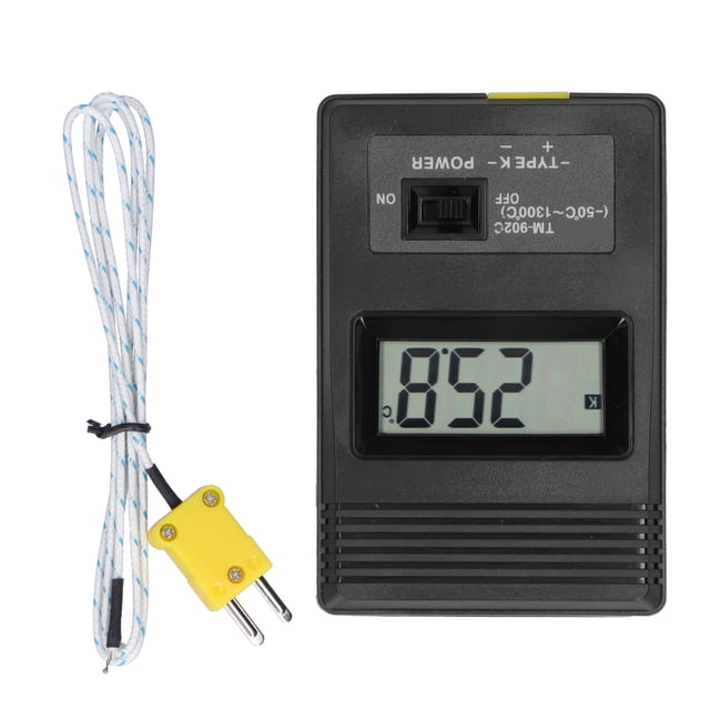 Medidor de temperatura ambiental, medidor de temperatura digital, medidor de temperatura digital LCD, termómetro digital, valor excepcional