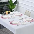 thumbnail image 7 of 1PC Place Mats Fairy and Butterflies Pink Round Placemat Heat-Resistant Placemats Dining Table Mat Circle Shape 15.4" for Kitchen/Dinner/Party/Restaurant Home Decor Gifts, 7 of 7