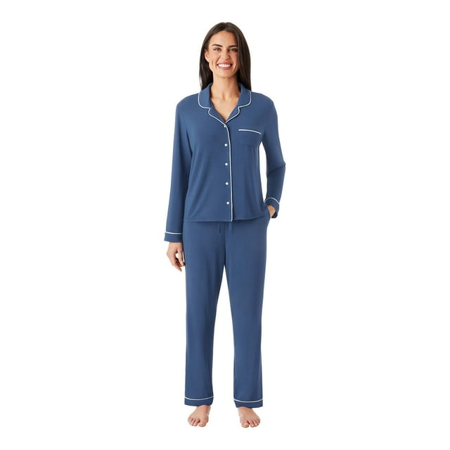 Member's Mark Women's 2-Piece Notch Collar Pajama Set