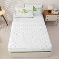 thumbnail image 4 of Homewish Cartoon Dragon Zipper Twin Comforter Sets with Fitted Sheet and 2 Pillowcases,Lovely Animal Zipper Bedding Set,White,Reversible,4pcs, 4 of 8