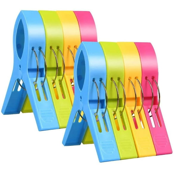 Beach towel clips, beach chair towel clips, large peg clips, clothes pegs, beach towel holder
