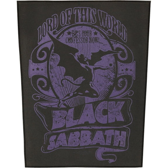 Black Sabbath Lord of This World Back Patch