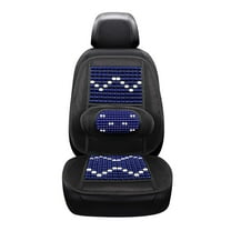 Car Seat Cushion, Cold Silk Cushion For Summer, Wooden Bead Truck Cold Mat, Ventilated Seat Cushion, Provides Massage and Ventilation, Easy Installation, Fits Most Vehicle Seats