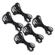 thumbnail image 4 of Cable de electrodo TENS, alambre de electrodo de 5 piezas Cable conductor de electrodo negro Cable TENS Valor inmejorable, 4 of 9
