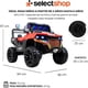 thumbnail image 2 of Carro Estilo Maverick Camioneta Off-Road Electrico Montable para Niños Carrito de Control Remoto y Manejo Directo con Luces Estereo y Pedales Funcionales con Control Remoto (Rojo), 2 of 7