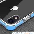 thumbnail image 3 of HSHDLDF iPhone XR Case Clear Anti-Yellow Heavy Duty Bumper Protective Shockproof Case for iPhone XR 6.1'' (Blue) \u2026, 3 of 7
