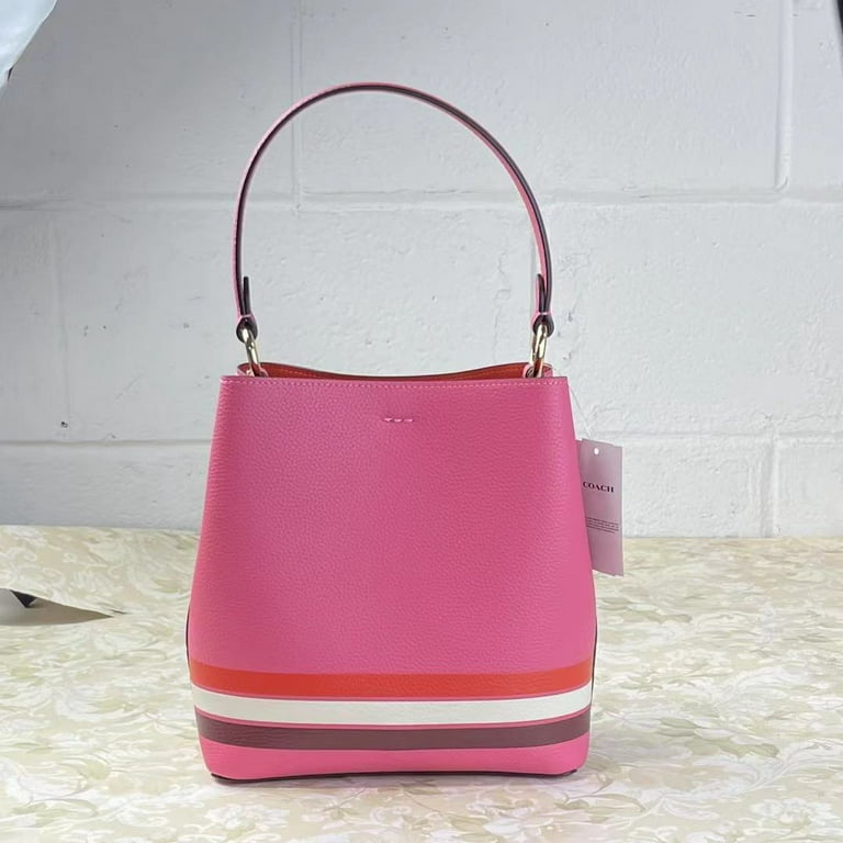 Coach Bags | Coach Small Town Bucket | Color: Pink/White | Size: Os | Acee0508's Closet