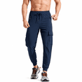 thumbnail image 3 of MASKERT Men's Cargo Pants-Quick Dry Hiking Pants Track Running Workout Athletic Travel Casual Outdoor Navy Blue（Size XS-XXXL）, 3 of 9