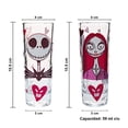 thumbnail image 2 of Juego de 4 Tequileros de Vidrio, Diseño Jack y Sally, Colección San Valentín, Set de Shots o Caballitos, Con Caja de Regalo, Capacidad de 59 ml, 2 of 2