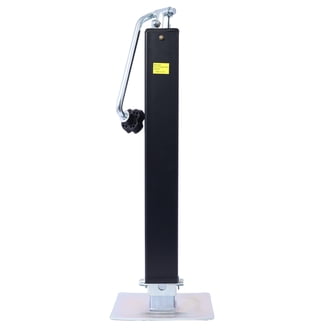 Bulldog 5000 Lb Lift Sidewind Swivel Square Tube Trailer Jack, 15