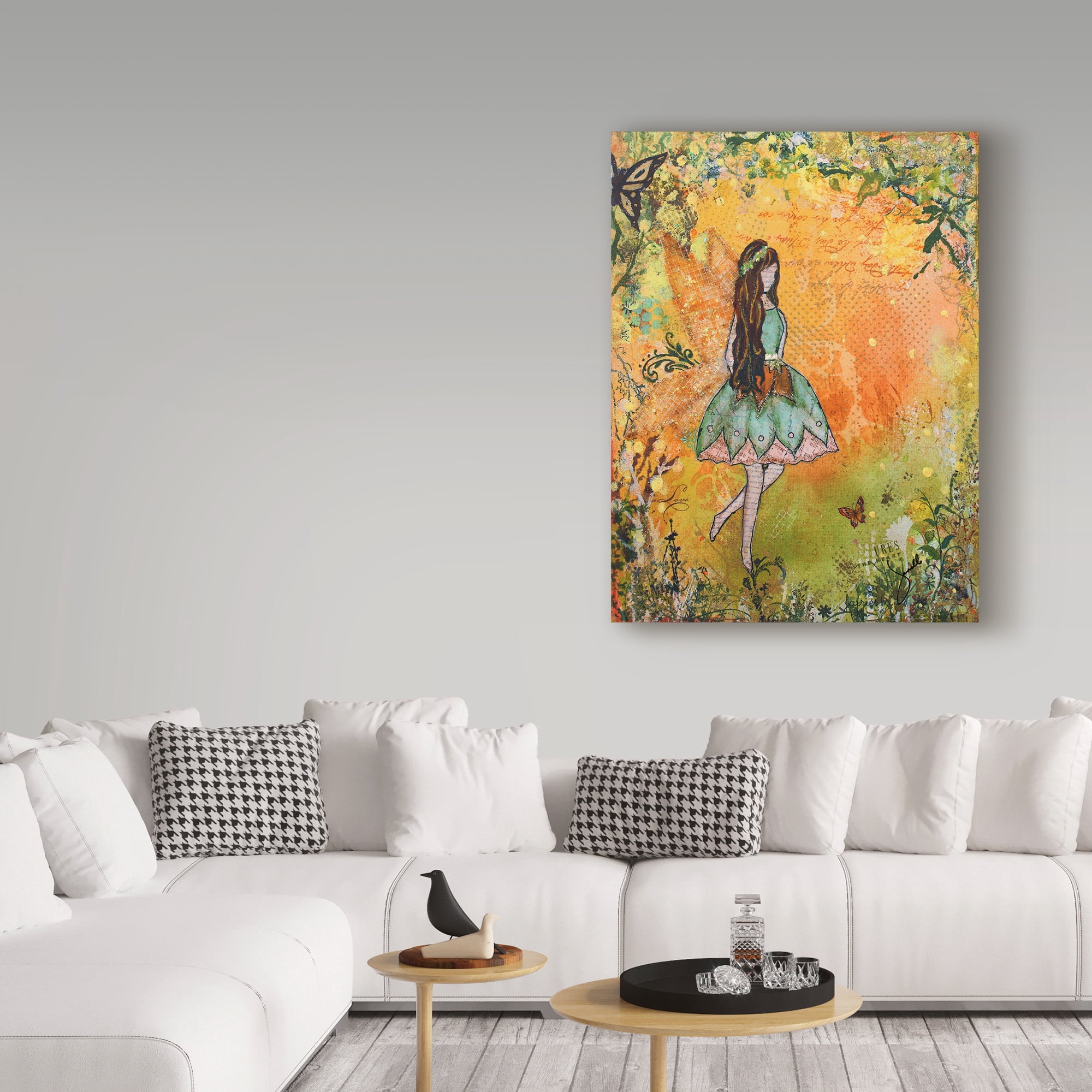 Trademark Fine Art 'The Spring Fairy' Canvas Art by Janelle Nichol