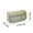 Sage Green, variant on Visual Matte Flip Campus Pencil Case, Stationery Storage with Ample Space — 8.5x5.1x2.8 Inch Nine Tier Organizer, Made of Frosted Material for Teens