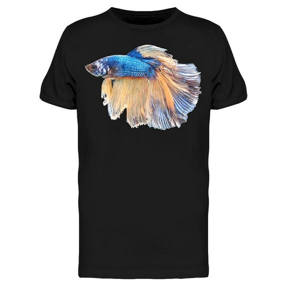 Gold Tail Betta Fish T-Shirt Men -Image by Shutterstock, Male x-Large