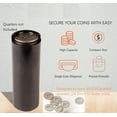 thumbnail image 6 of Plastic Coin Holder-Coin Storage box-Quarter Coin Dispensers,2 Packed, 6 of 6