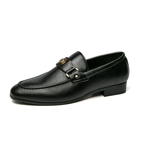 

Men‘s Leather Loafer Shoes Durable Non Slip Formal Dress Shoes For Party Business