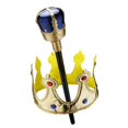 thumbnail image 1 of Royal Gold Crown & Scepter with Blue Orb, 1 of 1
