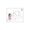 thumbnail image 2 of Wosthever Conjunto de pegatinas de pared, calcomanía de insecto de niña de dibujos animados, papel tapiz DIY, póster extraíble, decoración de jardín Decoración del hogar Wosthever HA078714-00, 2 of 6