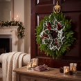thumbnail image 7 of Qwtwty Christmas Wreath, Farmhouse Christmas Door Garlands Decorations for Home Porch Table Centerpiece Wall Window Party Holiday Decor, 7 of 7