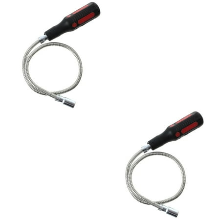 

WynBing 2pcs Flexible Magnetic Pickup Tool Bendable Pickup Gadget Magnet Stick Accessory Random Color
