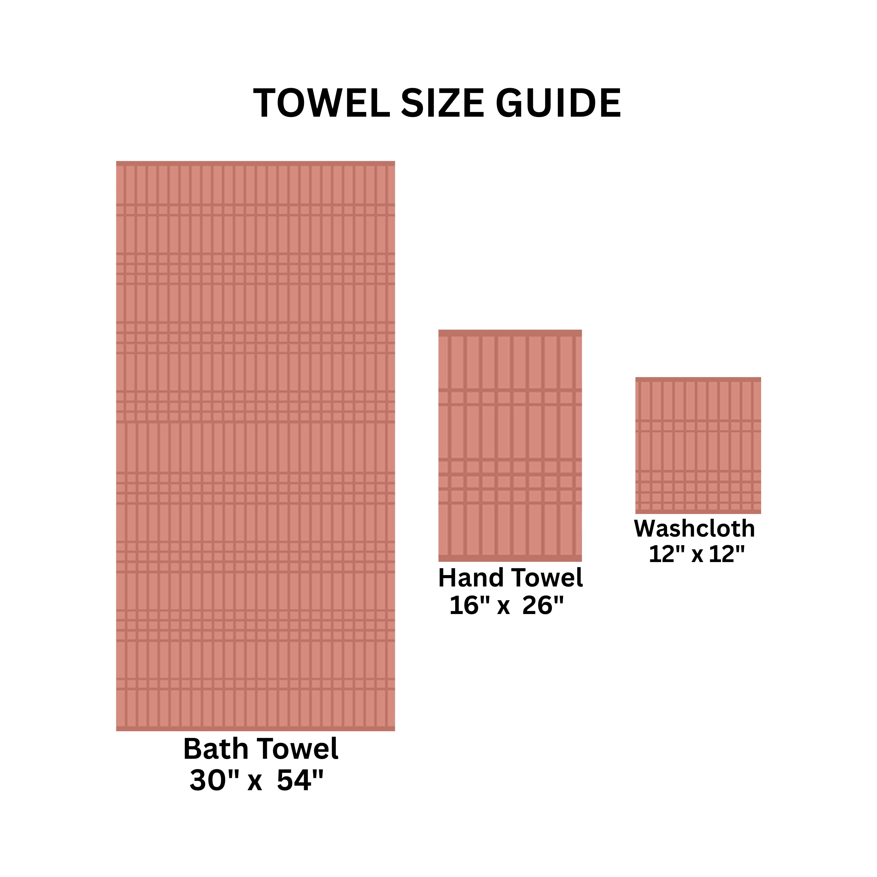 Mainstays Performance Cotton 6-Piece Bath Towel Set, Textured, Terracotta