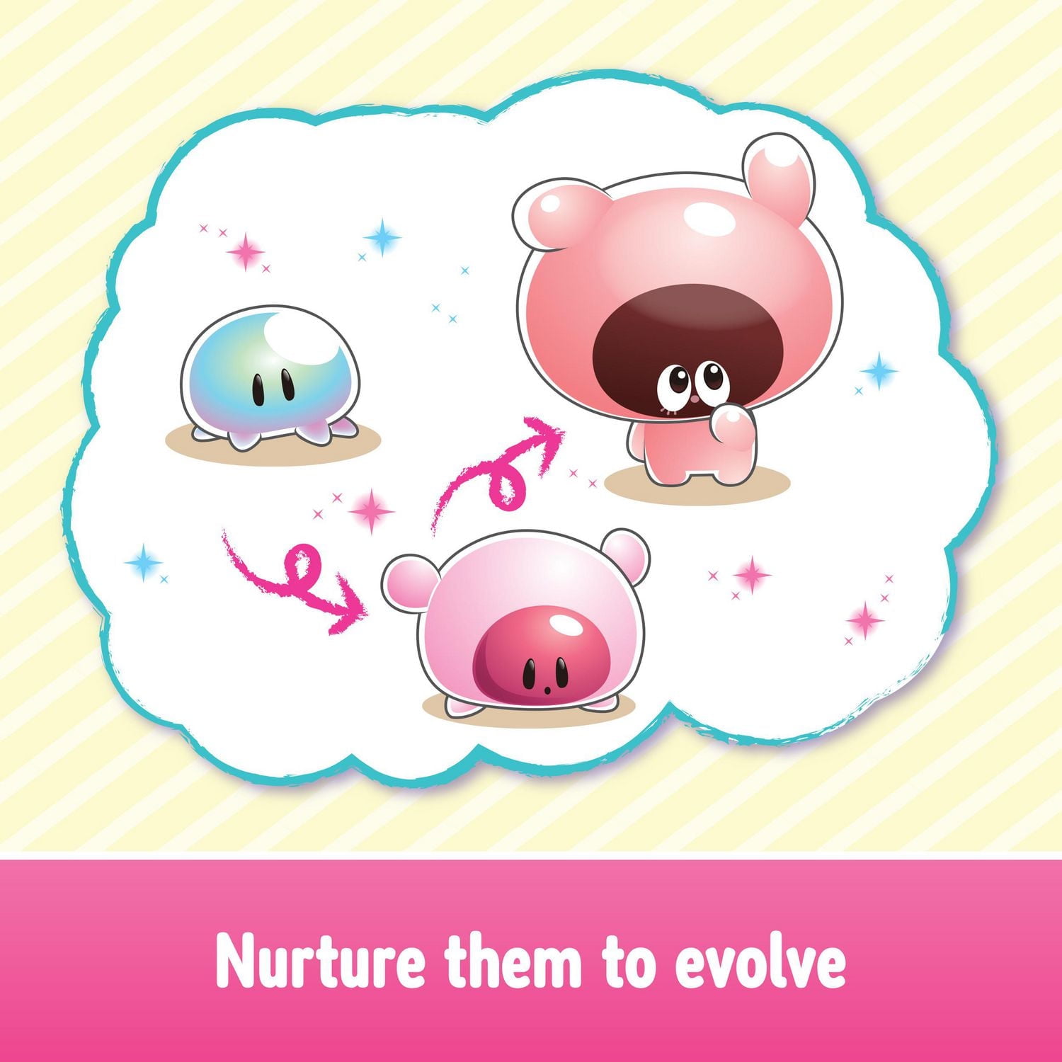 Punirunes, Jouet numérique interactif avec 55 personnages moelleux à l'intérieur, réagit au toucher, écran couleur, jouets pour filles et garçons à partir de 5 ans Punirunes