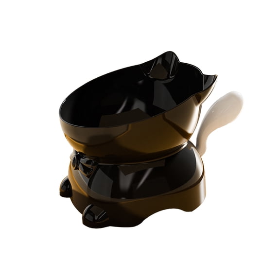 Cats Food Bowl Large Capacity Pet Food Bowl Cute Drinking Bowl For Cats To Protects The Neck
