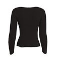 thumbnail image 4 of Puntoco Suéter Moda Mujer Casual Manga Larga Con Cuello En V Sudadera Sólido Blusa De Punto tops Liquidación De Navidad Puntoco Puntoco-5374, 4 of 8