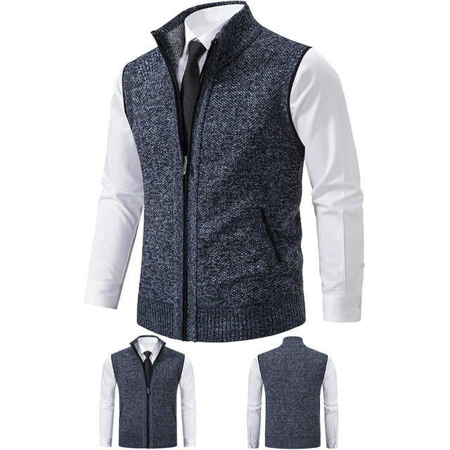 Chaleco De Lana Para Hombre |Trabajo |Diario |Ocio,Chaleco De Lana Para Hombre,Chaleco De Trabajo De Oficina De Lana Para Hombre Crazyyours,Chalecos De Ropa Exterior Para Hombre