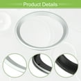 thumbnail image 4 of Unique Bargains 2 Pcs 8" Subwoofer Speaker Rings Cover Spacers Decorative Circle Without Mesh Grille ABS Silver Tone, 4 of 8