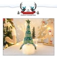 thumbnail image 5 of Luces de decoraciones navideñas, sombrero de copo de nieve sueco hecho a mano escandinavo con luz LED para decoración decoración del hogar vacaciones de San Valentín (verde) 1, 5 of 5