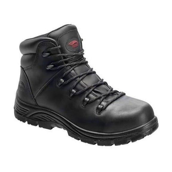 Avenger Men's 6-inch Soft Toe EH Waterproof Work Boots Black - A7623 BLACK