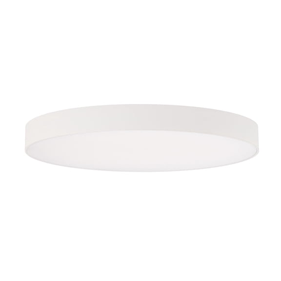 FM-240508-9CS-WT WAC Limited Edgeless Round - 20W 1 LED Slim Flush Mount-0.88 Inch Tall and 8 Inch Wide-White Finish