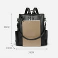 thumbnail image 3 of JUYGO Walmart Ladies Backpack Black Purse For Women Large Casual Shoulder Bags Teens Waterproof Travel Back Pack Back to School Gifts, 3 of 6