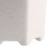 thumbnail image 3 of Maceta de cerámica decorativa ligera con orificio de drenaje, contenedores hexagonales Blanco, 3 of 3
